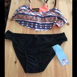 NWT Black bikini bottom
